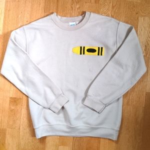 ✨hand embroidered✨ Gildan crewneck sweater, small
